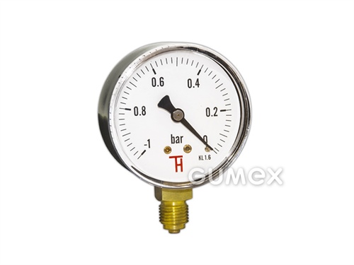 MANOMETER A VÁKUOMETER ŠTANDARDNÝ- SPODNÝ VÝVOD
